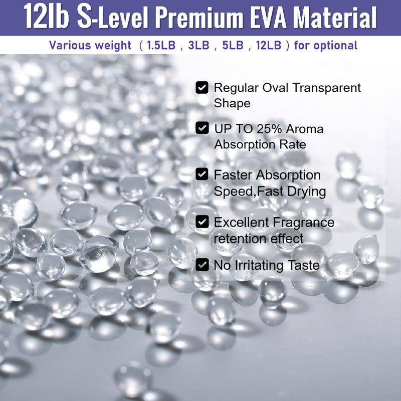 MUBYOK 12lb Premium Unscented Aroma Beads for DIY Car Freshies Eva Beads Bulk Supplies - Image 3